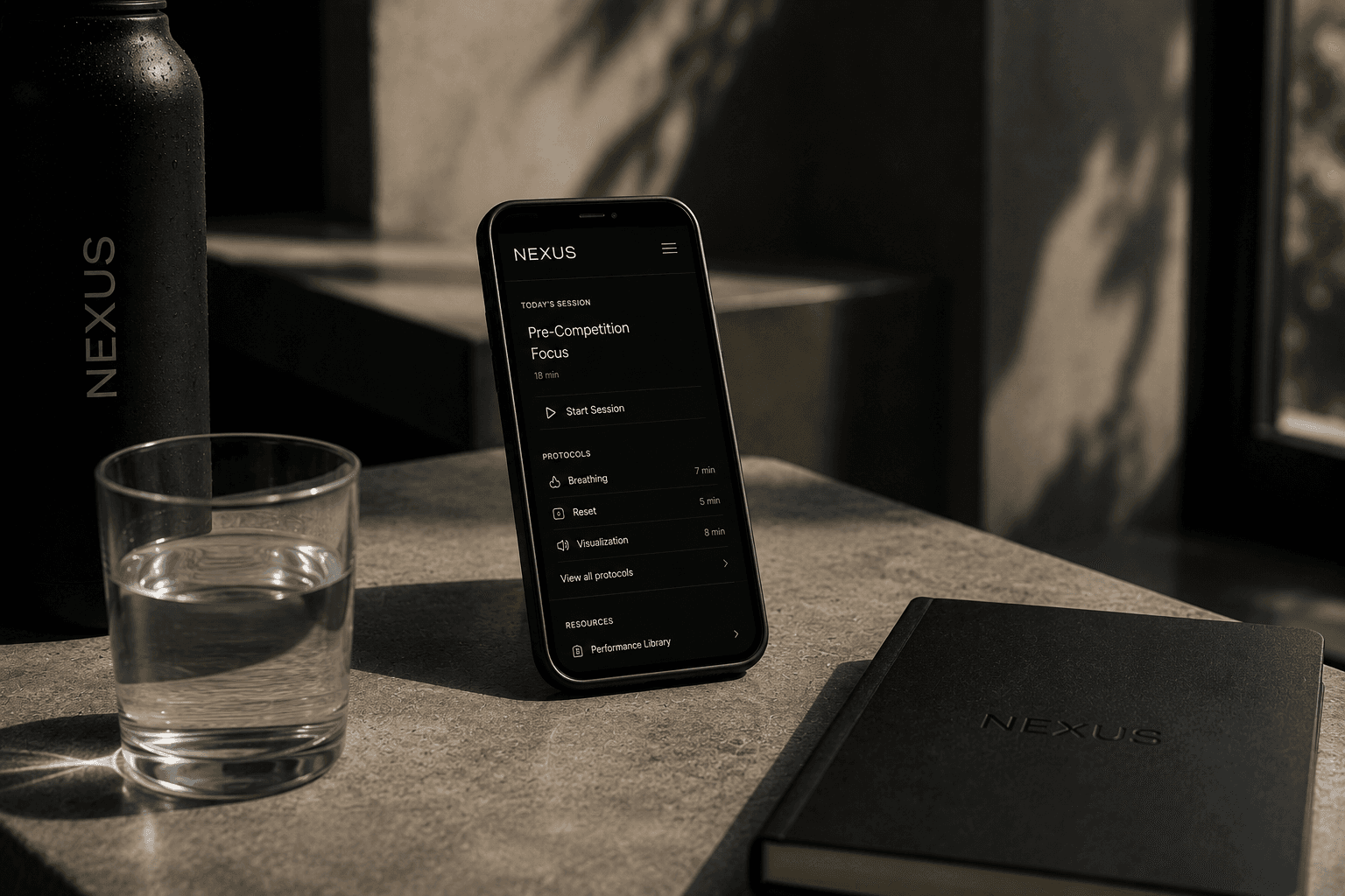 Nexus digital performance environment on a mobile device