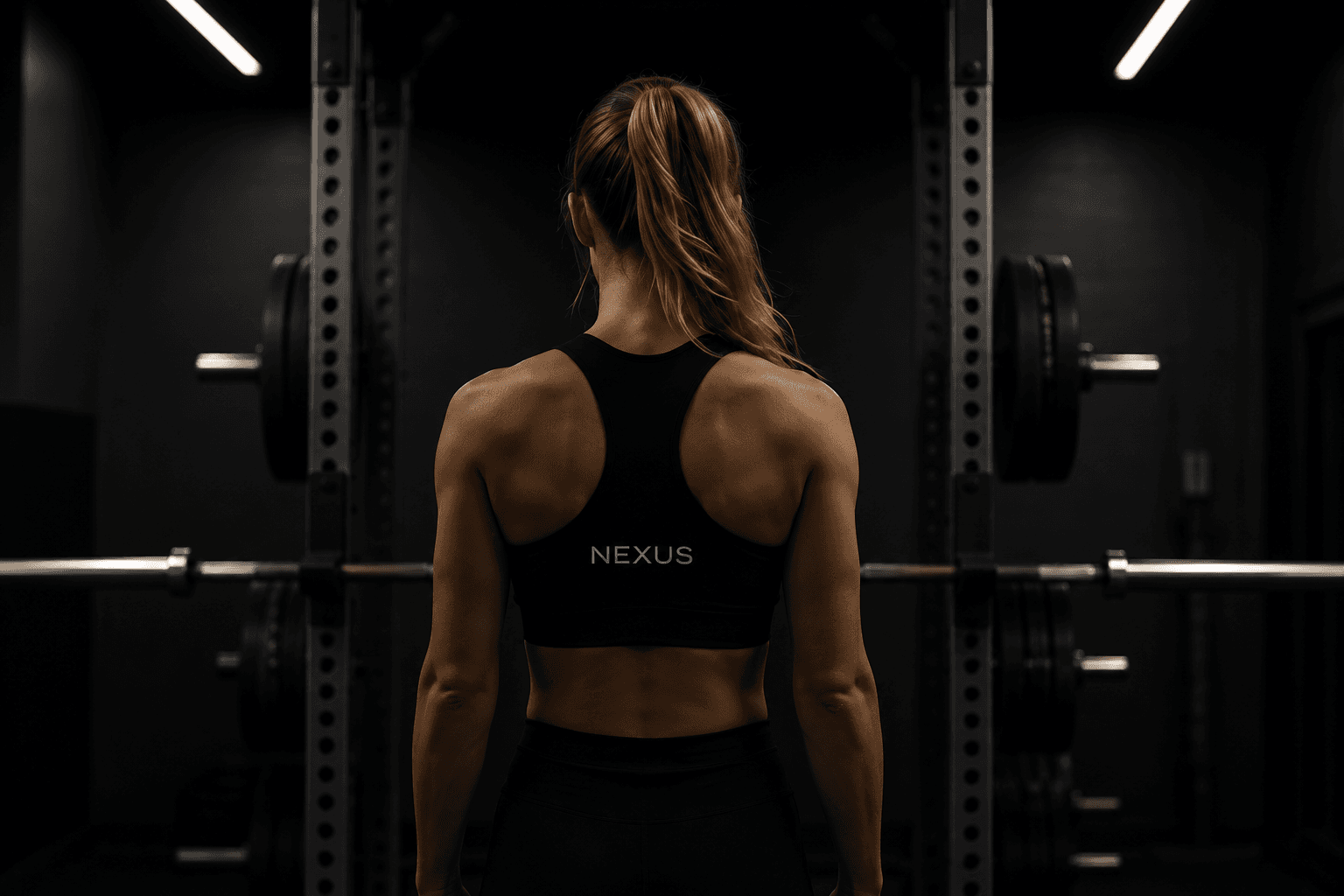 Athlete preparing in a performance gym through structured Nexus support